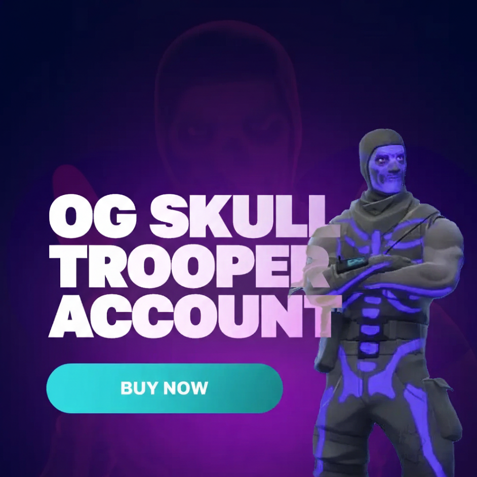Fortnite Account – OG SKULL TROOPER Skin
