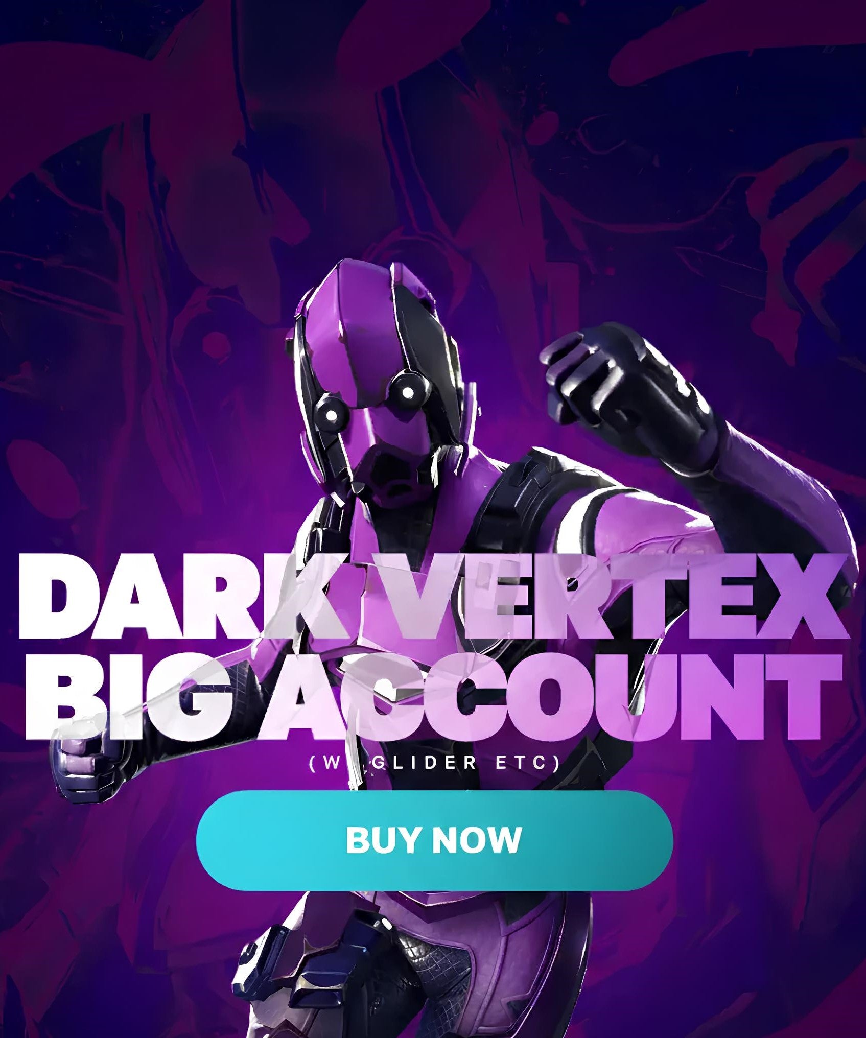 Fortnite Account – DARK VERTEX BIG (W. GLIDER ETC) Skin