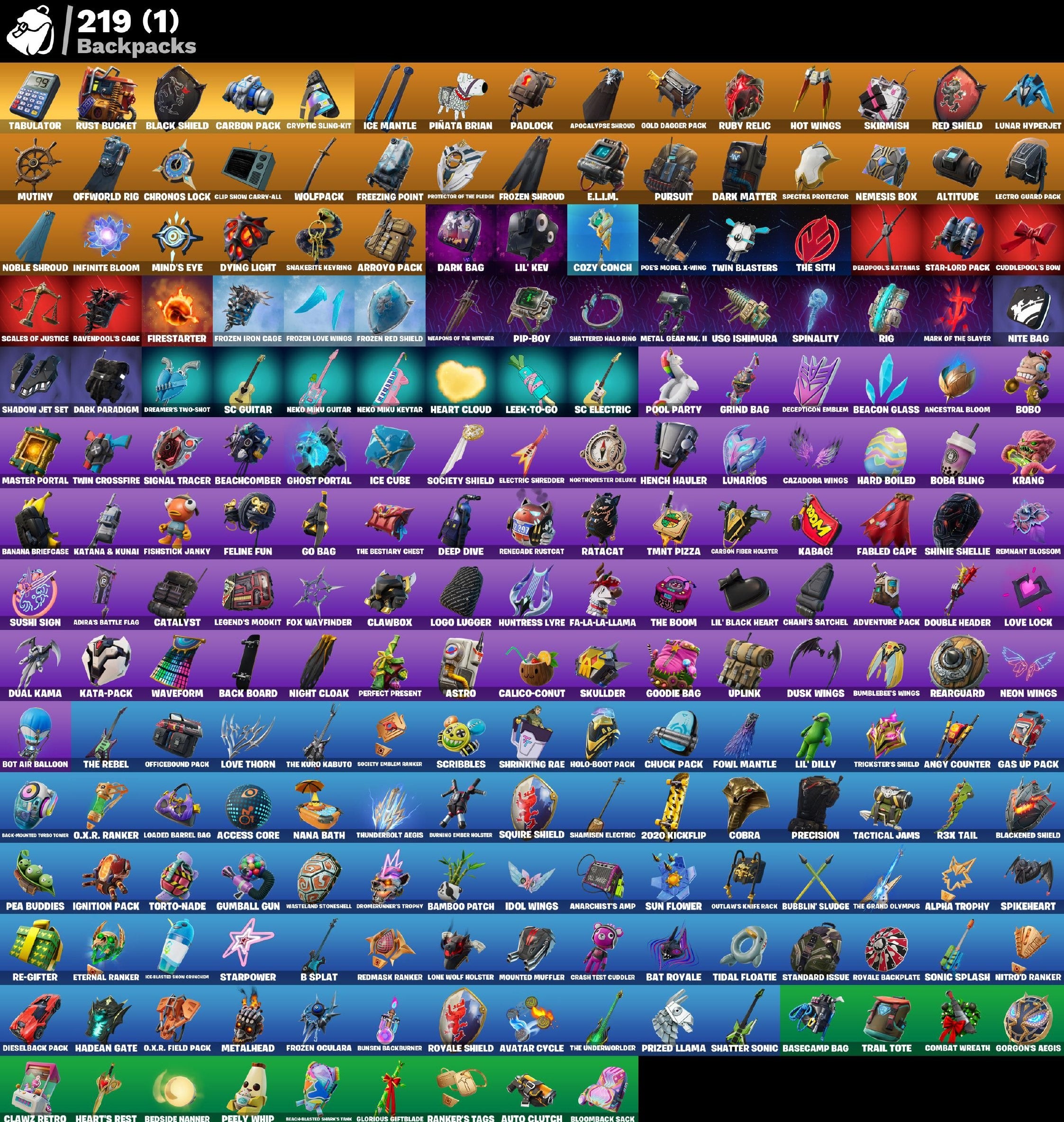 [PC/PSN/XBOX] 197 skins | OG STW | Black Knight | Sparkle Specialist | The Reaper | Blue Squire | Royale Knight | Elite Agent | Blue Team Leader | Gold Midas | 1110 VB