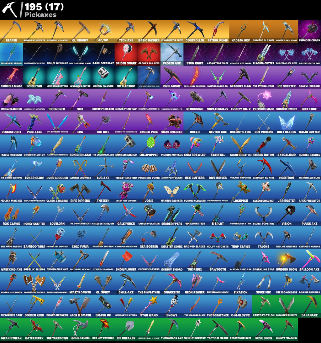 [PC/PSN/XBOX] 197 skins | OG STW | Black Knight | Sparkle Specialist | The Reaper | Blue Squire | Royale Knight | Elite Agent | Blue Team Leader | Gold Midas | 1110 VB