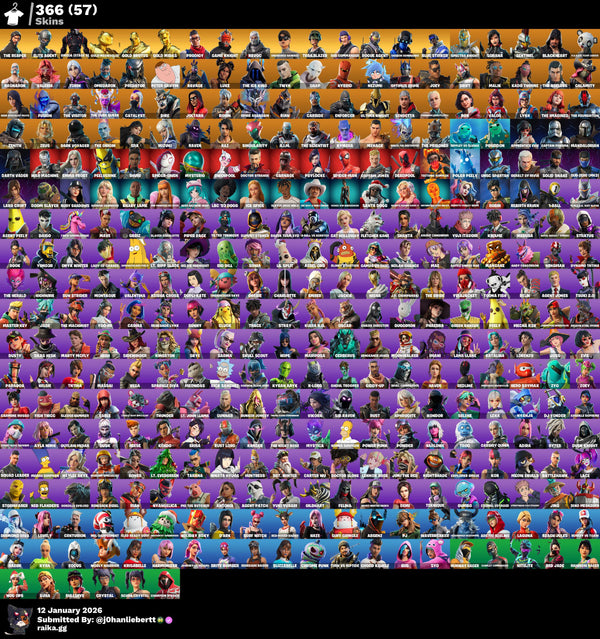 [PC/PSN/XBOX] 591 skins | OG STW | Renegade Raider | Aerial Assault Trooper | Dark Vertex | Blue Squire | Royale Knight | Gold TNTina | Gold Brutus | 3200 VB